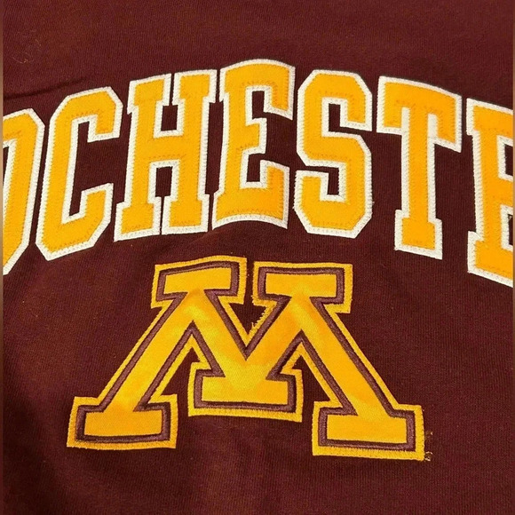 Vintage Champion Minnesota Golden Gophers Crewneck Sweater Maroon Mens Medium - Picture 4 of 6